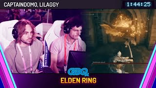 Elden Ring by CaptainDomo and LilAggy in 14425  Games Done Quick Express 2024 [upl. by Aronel217]