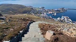 Honningsvag Norway Incline step trail  June 7  2024 [upl. by Efron566]