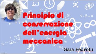 Principio di conservazione dellenergia meccanica [upl. by Suoicerp]