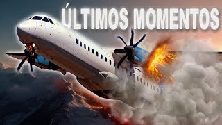 Accidentes aereos mas ESCALOFRIANTES VOEPASS 2283 LAMIA 2933 571 Fuerza Aerea URUGUAYA [upl. by Swithin]