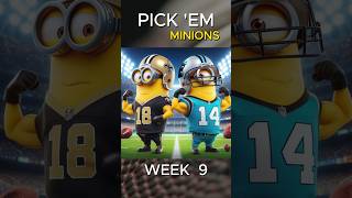 NFL PICK EM  WEEK 9  MINIONS FANDOM MASHUP  Part 1 minions nflpicks nflpredictions football [upl. by Inaboy914]