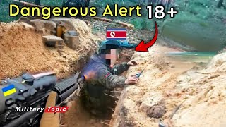 Horrible GoPro Moments Ukrainian Army Overran North Korean Soldier in Trench [upl. by Rj]