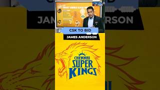 IPL 2025 CSK Target Players  IPL Mega Auction Will CSK Bid for James Anderson ytshorts csk [upl. by Annaig]