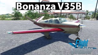 Worth it Microsoft amp Carenado Beechcraft Bonanza V35B  MSFS 2020  Review [upl. by Zildjian]