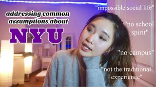 ADDRESSING COMMON ASSUMPTIONS ABOUT NYU PART I everything you need to know about NYU 2020 [upl. by Etti]