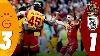 Galatasaray 31 Paok Maç Özeti  UEFA Avrupa Ligi 1 Hafta  Önemli Kareler [upl. by Cleave]