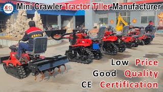 Advantages Of Rubber Tracked Micro Tractor Cultivator [upl. by Leiba754]