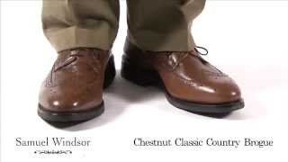 Brown Classic Country Brogues from Samuel Windsor [upl. by Ives800]