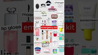 what to pack in your school emergency kit💗 [upl. by Yanej]