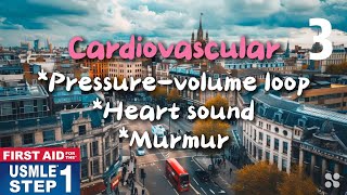 Cardiovascular Physiology Murmurs Heart sound 2024 First Aid USMLE Step 1 usmlestep1videos [upl. by Otrevlig151]