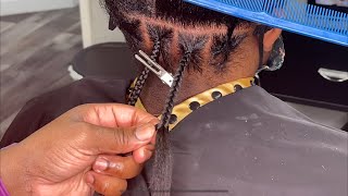 How To Get Your Knotless Box Braids The Same Size DETAILED amp Beginner Friendly [upl. by Myrta]