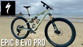 ALL NEW Specialized Epic 8 Evo PRO  NO LONGER A DOWN COUNTRY BIKE  Test Ride and Review [upl. by Imekawulo]