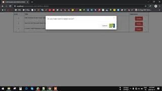Confirmation Alert Before Delete Table Record in PHP [upl. by Attem]