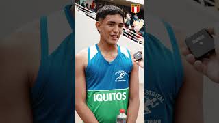 Martin Ramos  Campeonato Nacional de Atletismo U18 athletics nacional iquitos sports peru [upl. by Rim97]