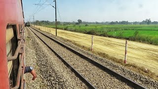 Lucknow to Barabanki full journey ft Malhour to Barabanki 3rd and 4th track work update [upl. by Phylys]