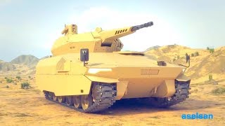 Aselsan  Korhan 35mm Next Generation Infantry Fighting Vehicle Combat Simulation 720p [upl. by Nnire]