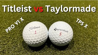 Taylormade TP5X Golf Ball Comparison [upl. by Ynohta]