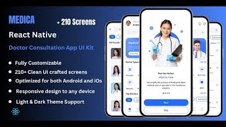 Medica Pro  Doctor Appointment Booking amp Consultation React Native App Ui Kit [upl. by Margarita531]