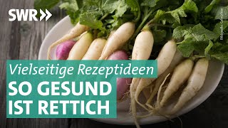 Rettich So gesund und lecker ist das deutsche Superfood  Marktcheck SWR [upl. by Nyahs]