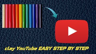 polymer clay tutorials for beginners  step by  YouTube [upl. by Pros581]