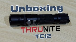 Unboxing ThruNite TC12 CW 2016 Teil 13  HD  Deutsch [upl. by Akem525]