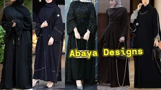 trendy abaya designs  black abaya designs 2024 abaya style 2024 Stylish Abaya designs blackabaya [upl. by Payson]