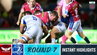 Scarlets v Leinster  Instant Highlights  Round 7  URC 202223 [upl. by Amelie]