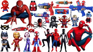 Marvel Popular Toy Collection  Spider Man Action Doll  Marvel Toy Gun Collection unboxing [upl. by Maye439]