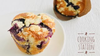 Delicious Blueberry Muffins Crumble Recipe  blueberry muffins crumble topping [upl. by Annahoj]