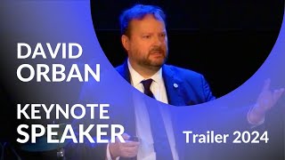 David Orban Keynote Speaker Trailer 2024 [upl. by Kary790]