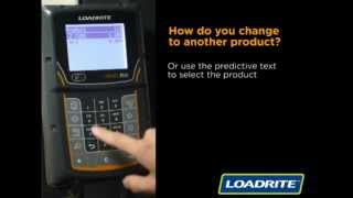 Loadrite L2180 Scale  How to change products [upl. by Nawtna198]