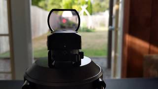 TACTICAL 4 RETICLE SIGHT by FEYACHI DEMONSTRATION AND REVIEW [upl. by Enidan]