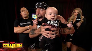 A NEW member has been added to the Conglomeration Baby Jay Briscoe  72724 AEW Collision [upl. by Audris682]