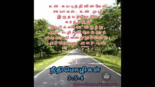 JESUS இயேசு  நீதிமொழிகள் 356  PROVERBS 356  ABRAHAM JOHN KENNEDY tamilbibleverse [upl. by Morven]