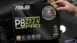 ASUS P8Z77V Pro Motherboard First Look Unboxing [upl. by Decrem]