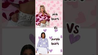 Pink heart 💞 vs Purple heart 💜 🥰🥰🥰 share youtubeshorts youtubevideos subscribe [upl. by Elmaleh]