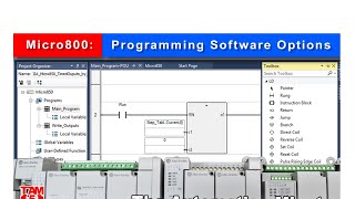 Programming Options amp Starter Kits for the AB Micro800 PLC [upl. by Lekcar480]