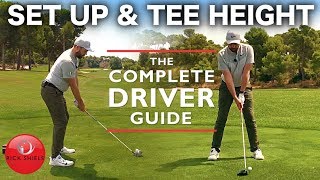 Set up and tee height for golf driver crucial tip [upl. by Ranice250]