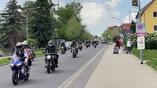 Bikertreffen Zeitz 2023 Ausfahrt Weißenfelserstraße [upl. by Alam]