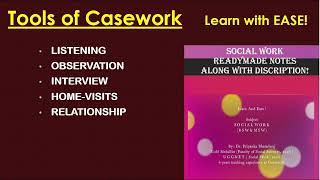 Social Casework Tools amp Techniques Part I  Casework Tools  Dr Priyanka Bharadwaj [upl. by Cosme]