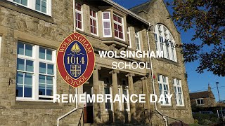 Wolsingham School  Remembrance Day [upl. by Atinuahs]