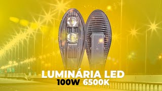 Luminária Pública de LED para Poste 100w 6500K Branco Frio IP66 [upl. by Atiluj964]