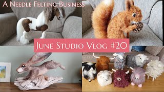 STUDIO VLOG 20  The Horse Course  Squirrels Hares and Bears  Planning My First Kit [upl. by Dicks]