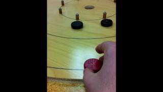 Crokinole Trick Shot  Squeeze Theorem [upl. by Bois996]