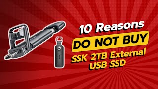 SSK 2TB External USB SSD  10 Reasons NOT to Buy ⚠️💔 [upl. by Lombardo]