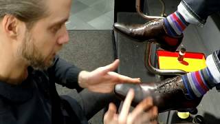 Just look at those Magnanni Shoes Shine New Magnanni shoes and polish ASMR [upl. by Anirehtak]