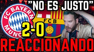 😡 ¡EXPLOTO HINCHA DEL BARÇA REACCIONA AL BAYERN 20 FC BARCELONA  CHAMPIONS LEAGUE [upl. by Llerot]