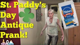 ST PADDYS DAY ANTIQUE PRANK  Top Girlfriend and Boyfriend Pranks [upl. by Llehcam]