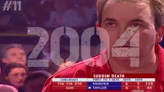 TRIBUTE TO PHIL TAYLOR  ALL 16 WORLD TITLES COMPILATION [upl. by Arbas]