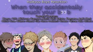 When they accidentally touch your b👀b  Haikyuu Edition [upl. by Elinore]